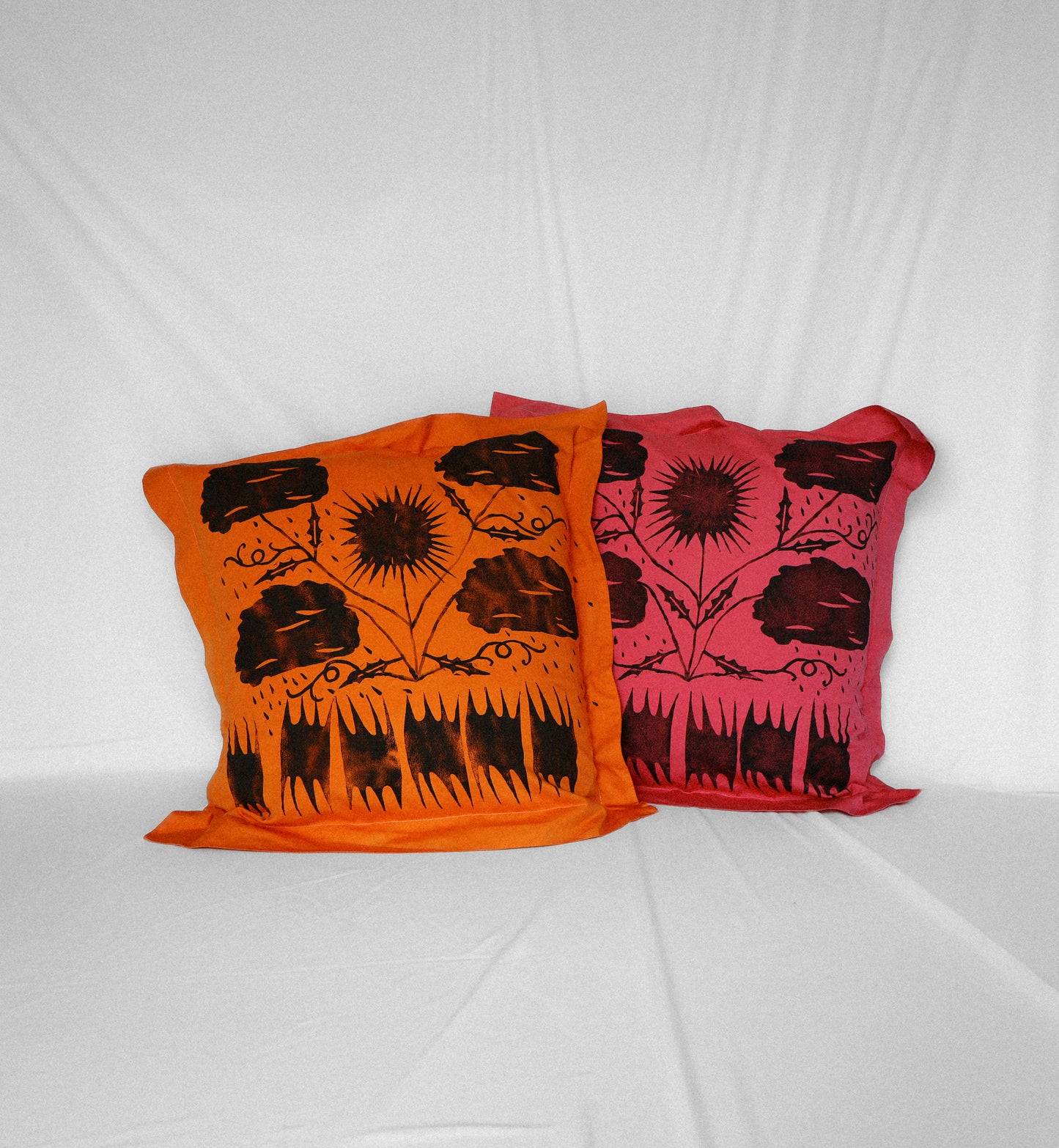 Storm Cushion in Orange