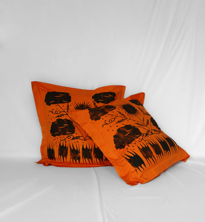 Storm Cushion in Orange