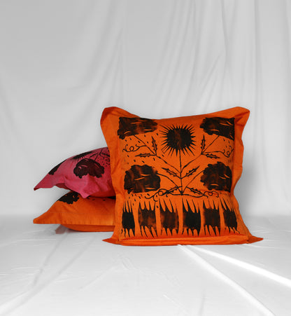 Storm Cushion in Orange