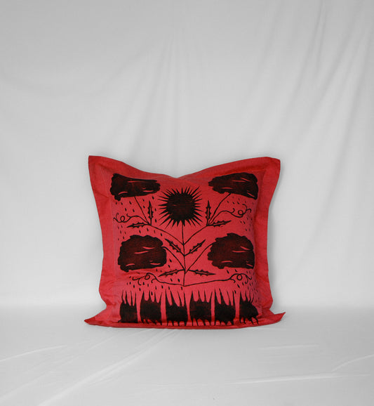 Storm Cushion in Pink