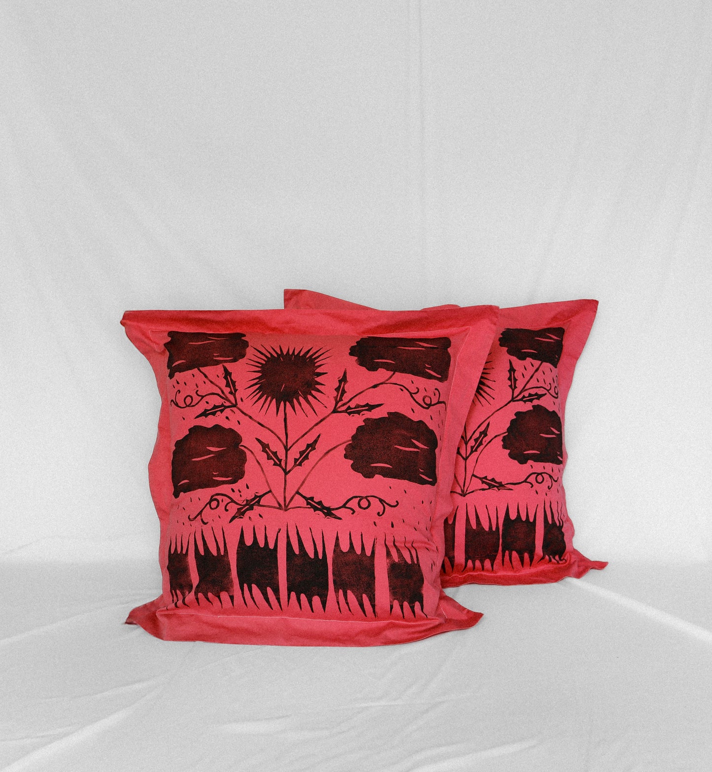 Storm Cushion in Pink